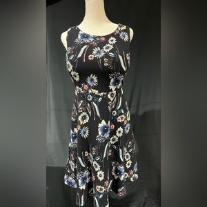 Lightweight black with floral dress